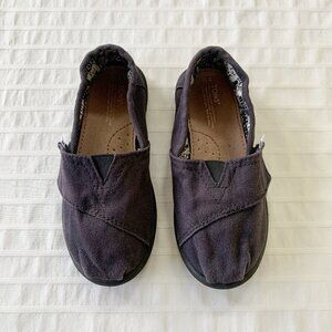 Toms Slip-on Sneakers • Black • Toddler Size 10